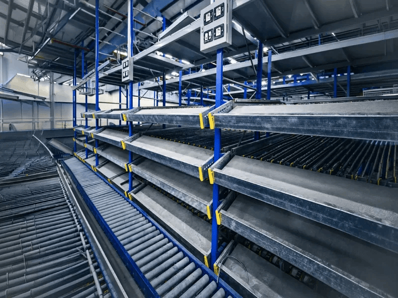 Completed Al-Awayed industrial facility in Alexandria, a ready-to-operate turnkey project featuring specialized steel structures and reinforced foundations by Egypt German