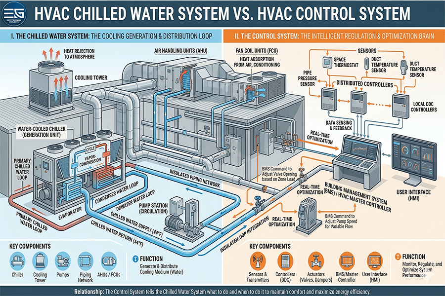 HVAC Chilled Water System vs HVAC Control System