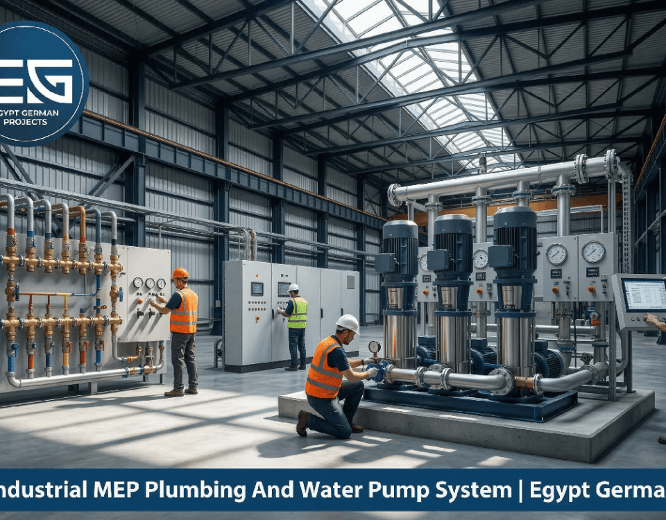 Industrial MEP Plumbing And Water Pump System | Egypt German