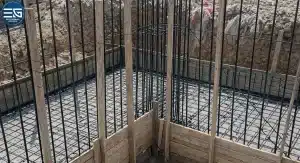 Specialized civil works construction in high-density rocky soil featuring reinforced concrete foundations for the IVECO industrial facility, managed by the expert team at Egypt German.