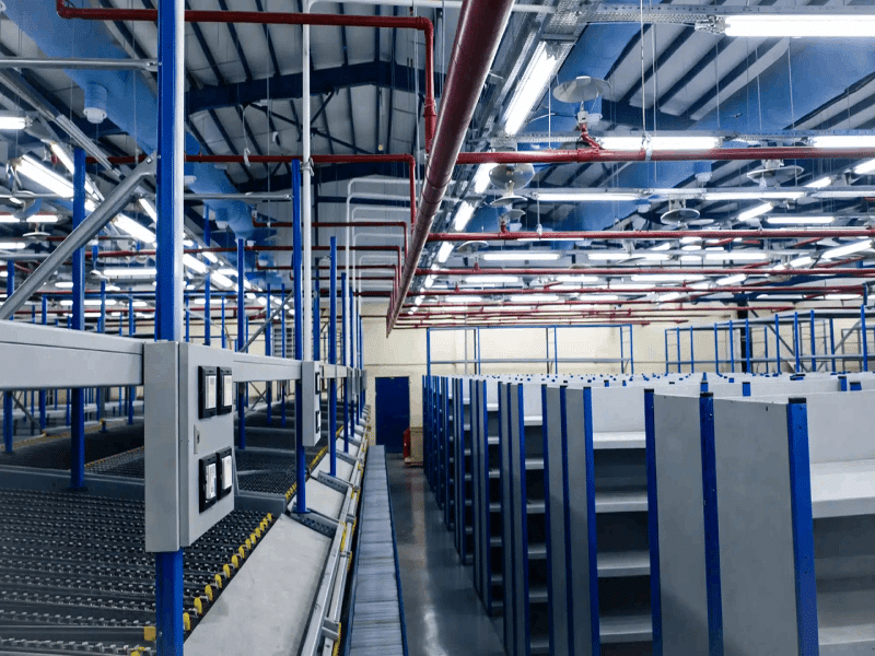 installation of structural steel frames and high-performance sandwich panel cladding by Egypt German for the Al-Awayed turnkey industrial project in Alexandria