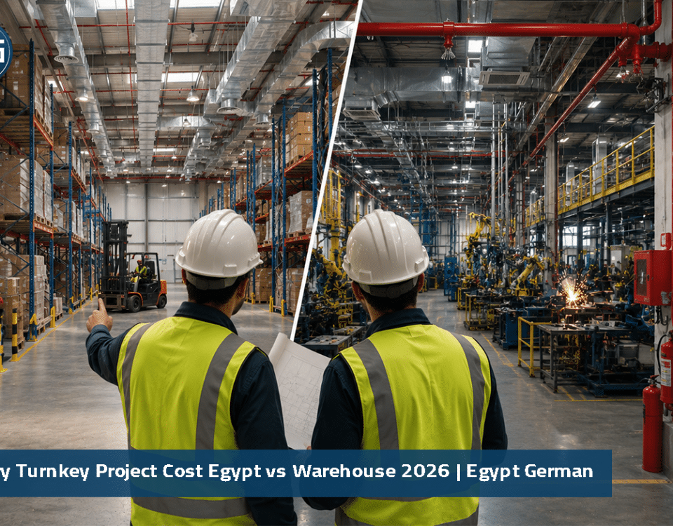 Factory Turnkey Project Cost Egypt vs Warehouse 2026 Egypt German