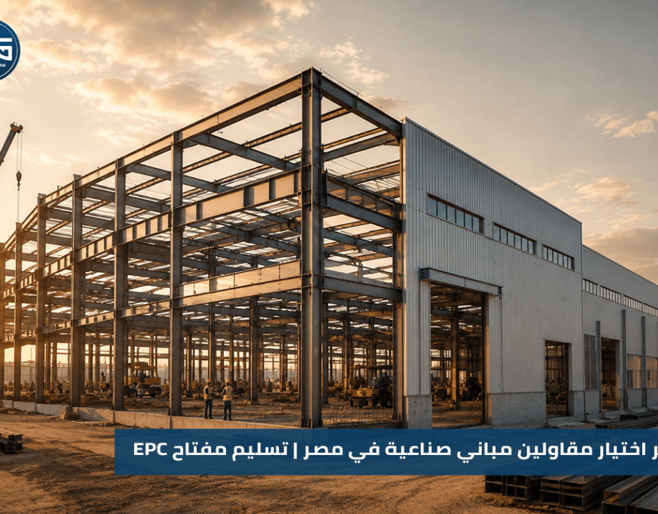 معايير اختيار مقاولين مباني صناعية في مصر تسليم مفتاح EPC